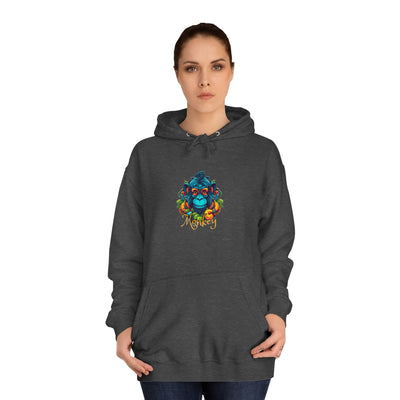 Unisex College Hoodie: Tropical Mischief
