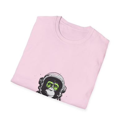 Astronaut Monkey Graphic T-Shirt | Unisex Softstyle Tee | The Bright Thread