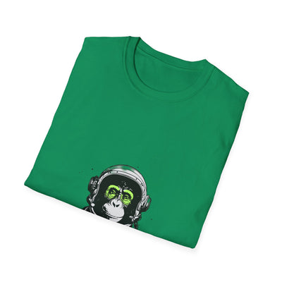 Astronaut Monkey Graphic T-Shirt | Unisex Softstyle Tee | The Bright Thread