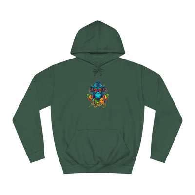 Unisex College Hoodie: Tropical Mischief