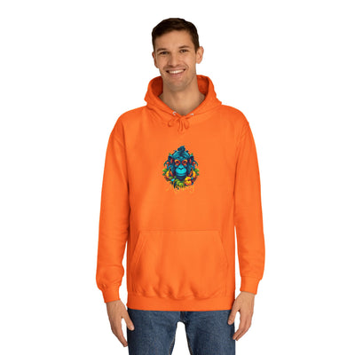 Unisex College Hoodie: Tropical Mischief