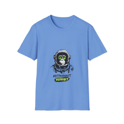 Astronaut Monkey Graphic T-Shirt | Unisex Softstyle Tee | The Bright Thread