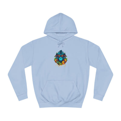 Unisex College Hoodie: Tropical Mischief