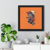 Skateboarding Wolf Poster