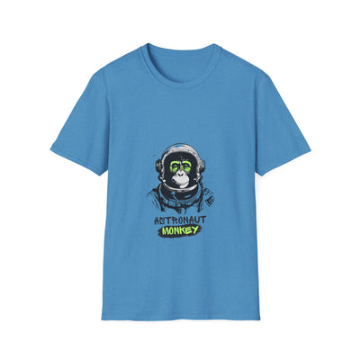 Astronaut Monkey Graphic T-Shirt | Unisex Softstyle Tee | The Bright Thread