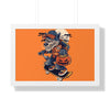Skateboarding Wolf Poster