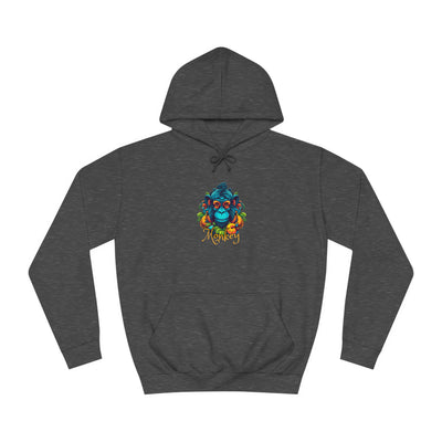 Unisex College Hoodie: Tropical Mischief