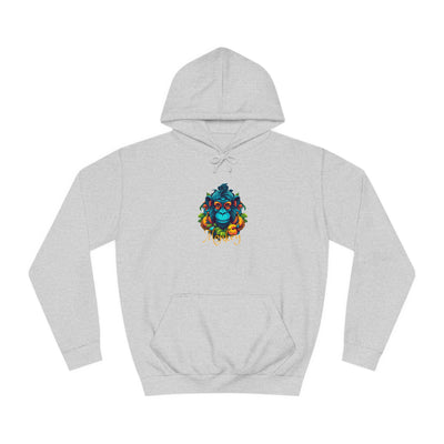 Unisex College Hoodie: Tropical Mischief