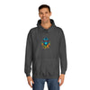 Unisex College Hoodie: Tropical Mischief