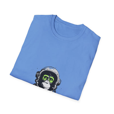 Astronaut Monkey Graphic T-Shirt | Unisex Softstyle Tee | The Bright Thread
