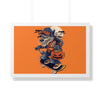 Skateboarding Wolf Poster