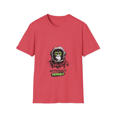Astronaut Monkey Graphic T-Shirt | Unisex Softstyle Tee | The Bright Thread