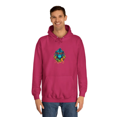 Unisex College Hoodie: Tropical Mischief