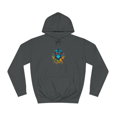 Unisex College Hoodie: Tropical Mischief