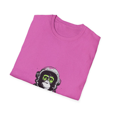 Astronaut Monkey Graphic T-Shirt | Unisex Softstyle Tee | The Bright Thread