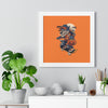 Skateboarding Wolf Poster