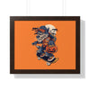 Skateboarding Wolf Poster