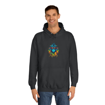 Unisex College Hoodie: Tropical Mischief