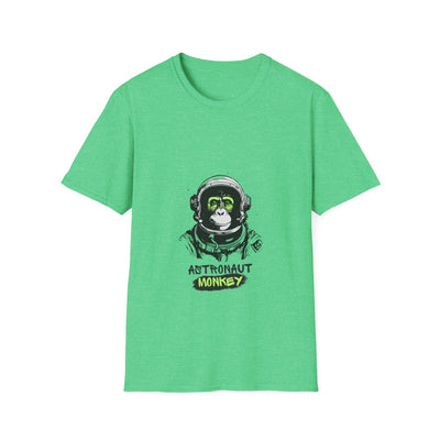 Astronaut Monkey Graphic T-Shirt | Unisex Softstyle Tee | The Bright Thread