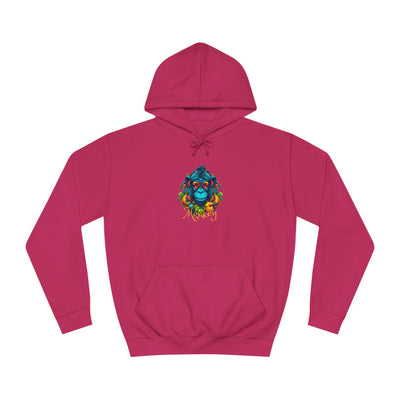 Unisex College Hoodie: Tropical Mischief