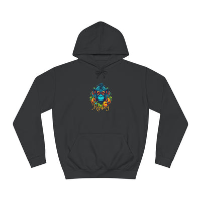 Unisex College Hoodie: Tropical Mischief