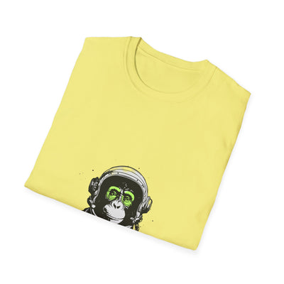 Astronaut Monkey Graphic T-Shirt | Unisex Softstyle Tee | The Bright Thread