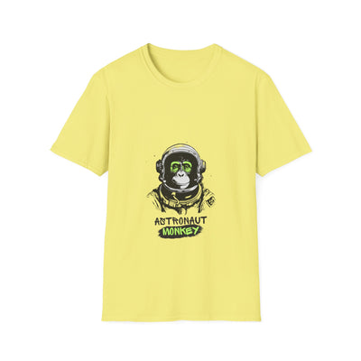 Astronaut Monkey Graphic T-Shirt | Unisex Softstyle Tee | The Bright Thread