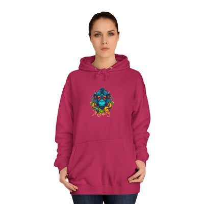 Unisex College Hoodie: Tropical Mischief