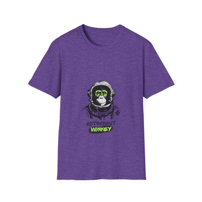 Astronaut Monkey Graphic T-Shirt | Unisex Softstyle Tee | The Bright Thread