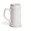 White bear Stein Mug with vibrant design and unique shape, perfect for coffee lovers and casual hangouts.