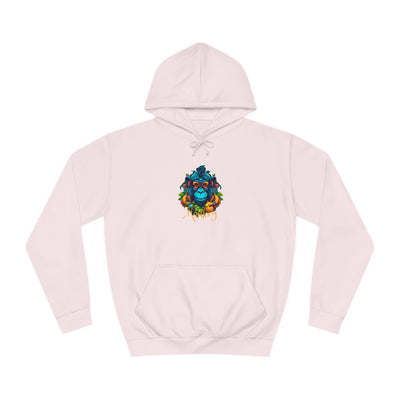 Unisex College Hoodie: Tropical Mischief
