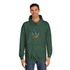 Unisex College Hoodie: Tropical Mischief