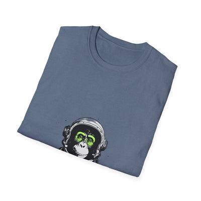 Astronaut Monkey Graphic T-Shirt | Unisex Softstyle Tee | The Bright Thread