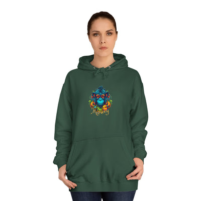 Unisex College Hoodie: Tropical Mischief