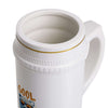 Cool bear Stein Mug top view showcasing vibrant colors and unique shape, perfect for coffee lovers.