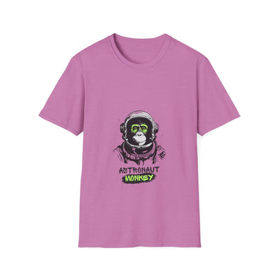 Astronaut Monkey Graphic T-Shirt | Unisex Softstyle Tee | The Bright Thread
