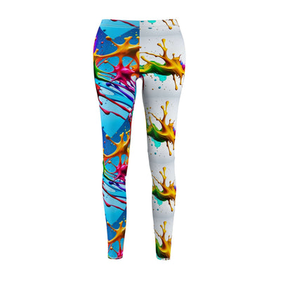 Vivid Splash Yoga Pants