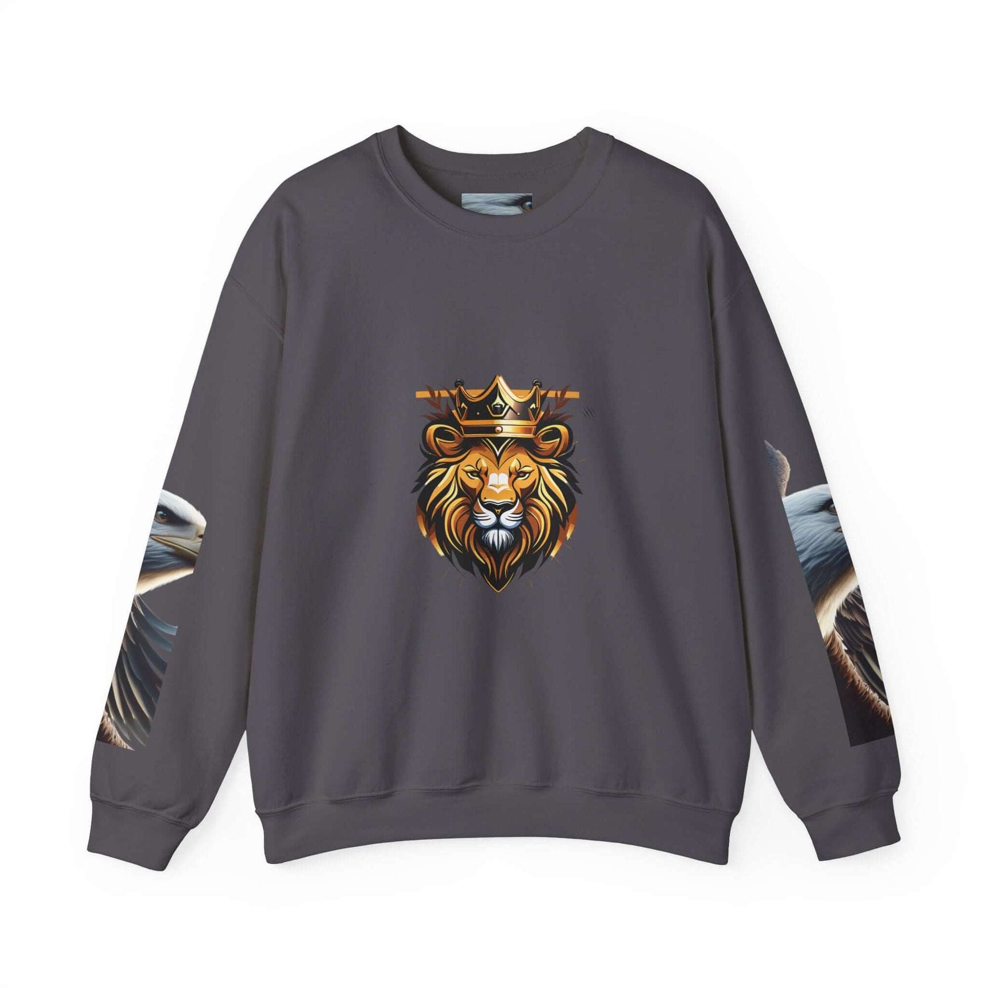 【ROMANTIC CROWN】23FW★ BLAZE LOGO CREWNECK Rhinestones Icon Logo Sweatshirt | Guess
